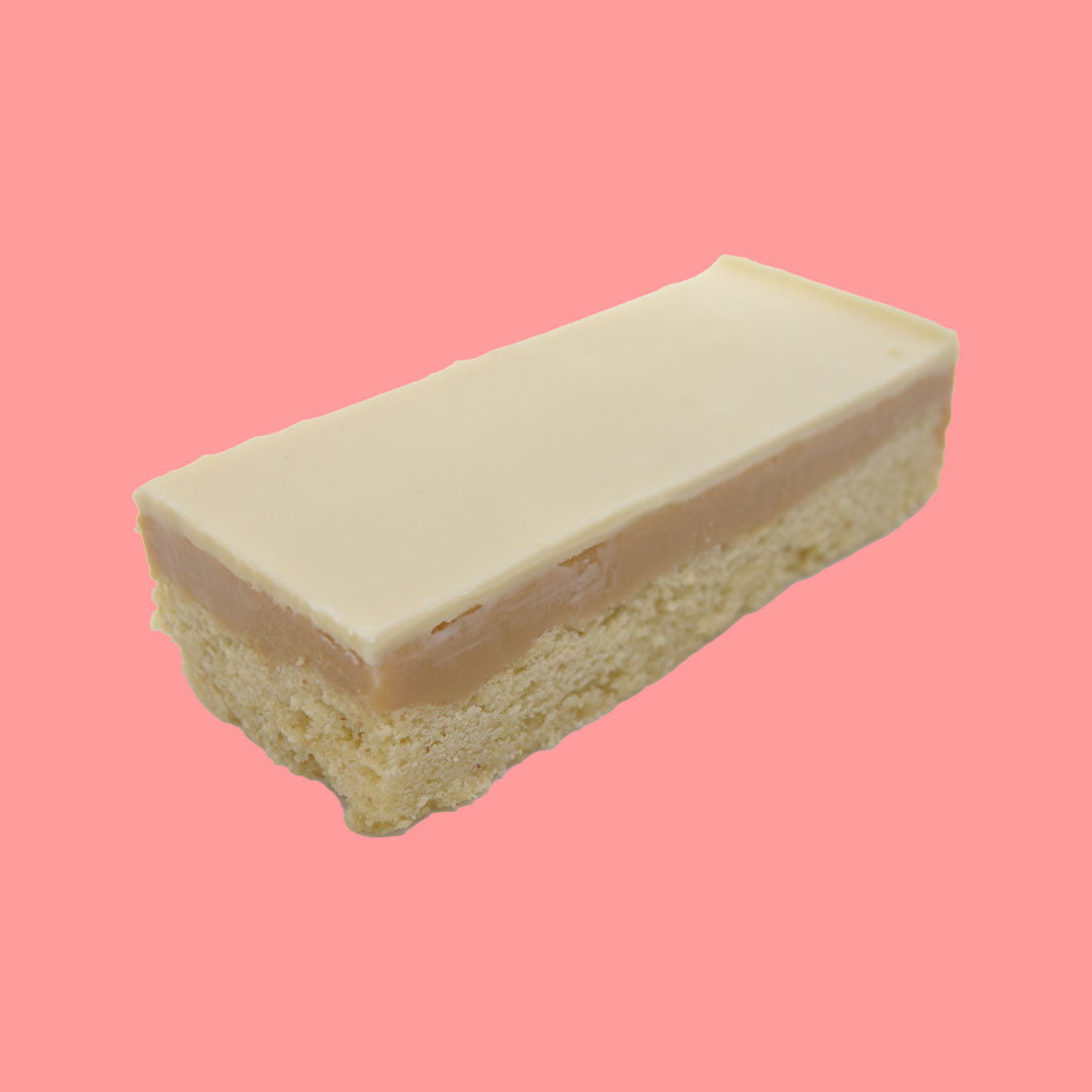 Vegan White Chocolate Millionaires Shortbread image 0