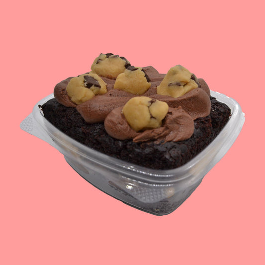 Chocolate & Cookie Dough Cake Pot image 0